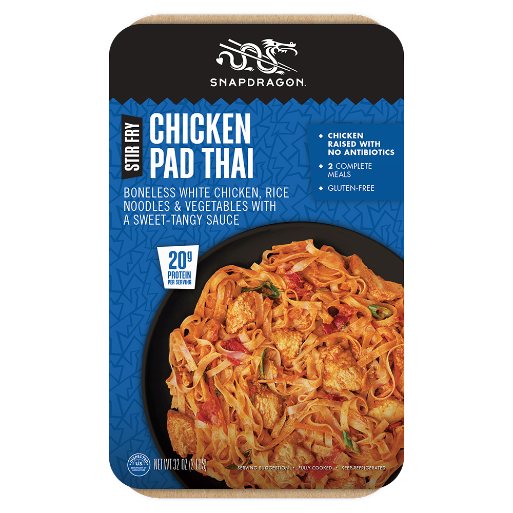 Snapdragon Chicken Pad Thai 32 Ounces Refrigerated Meal
