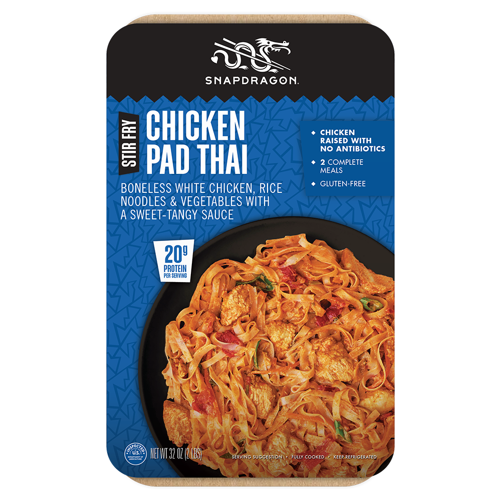 Snapdragon Chicken Pad Thai 32 Ounces Refrigerated Meal