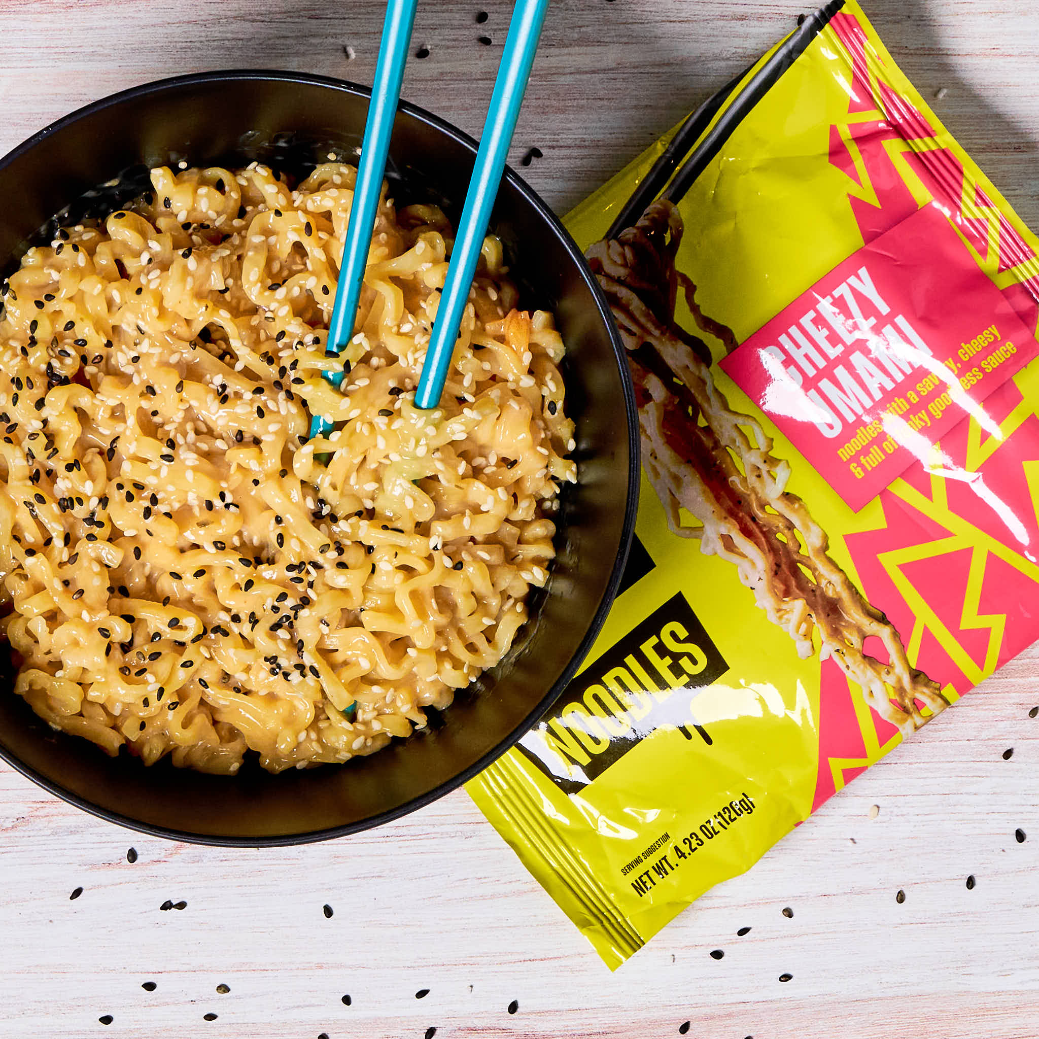 Cheezy Umami Saucy Noodles 4-Pack | Snapdragon
